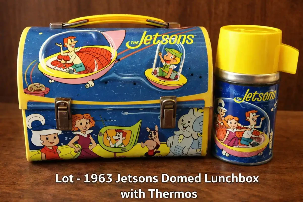 1963 Jetsons Domed Lunchbox with Thermos