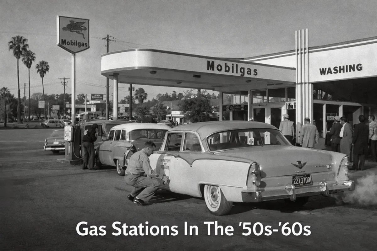 Gas Stations In The ’50s-’60s
