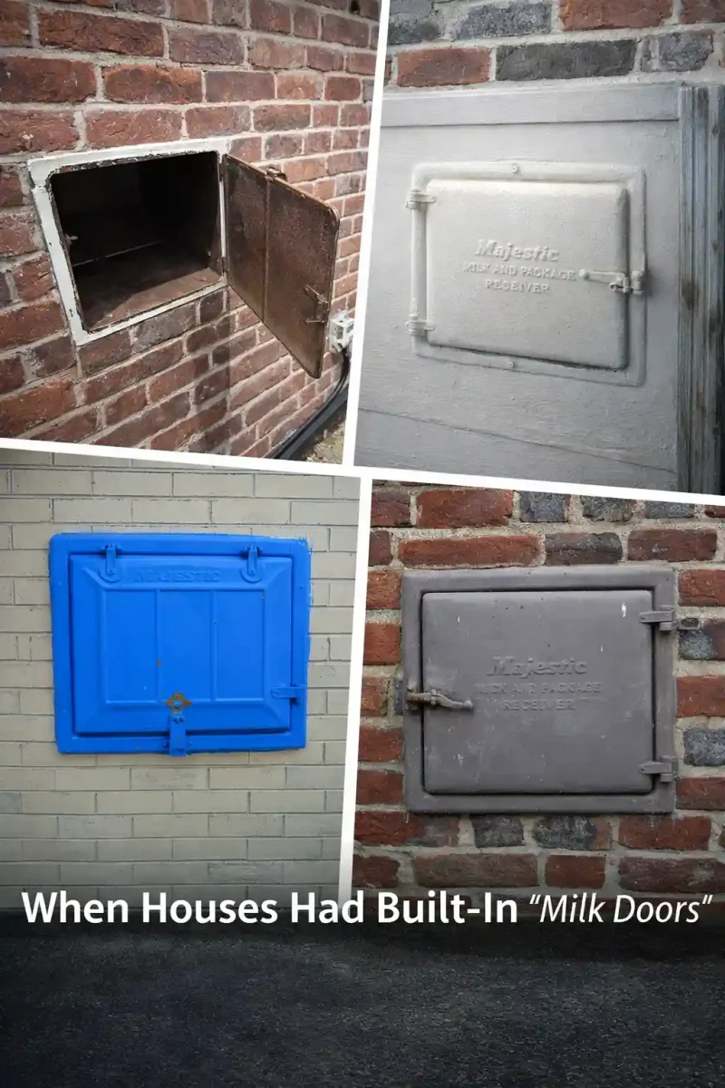 When Houses Had Built-In  22Milk Doors 22