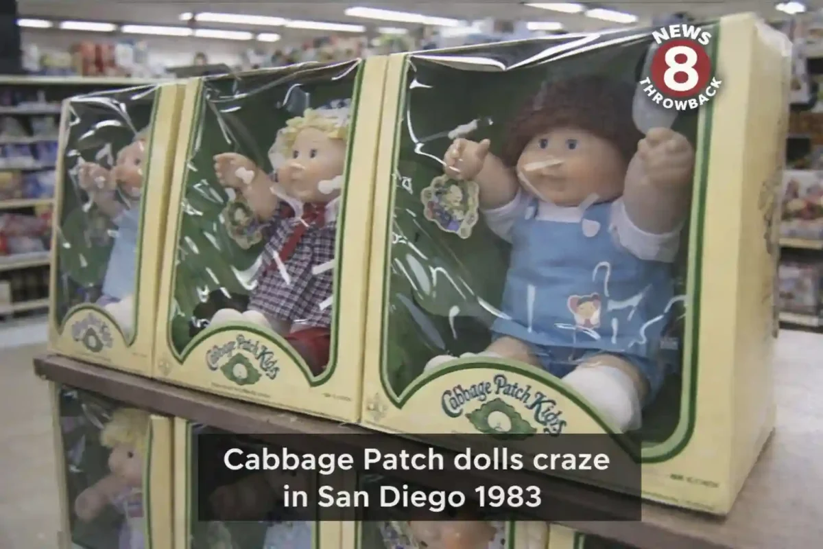 Cabbage Patch dolls craze in San Diego 1983